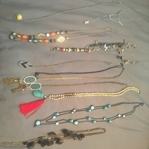 Necklaces and two bracelets